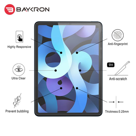 Baykron IPad Air 2020 2.5D Clear Tempered Glass
