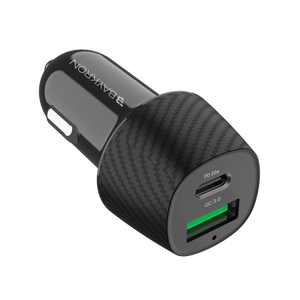 Baykron 36W Car Charger with QC3.0, and USB Type-C™ Power Delivery 20W