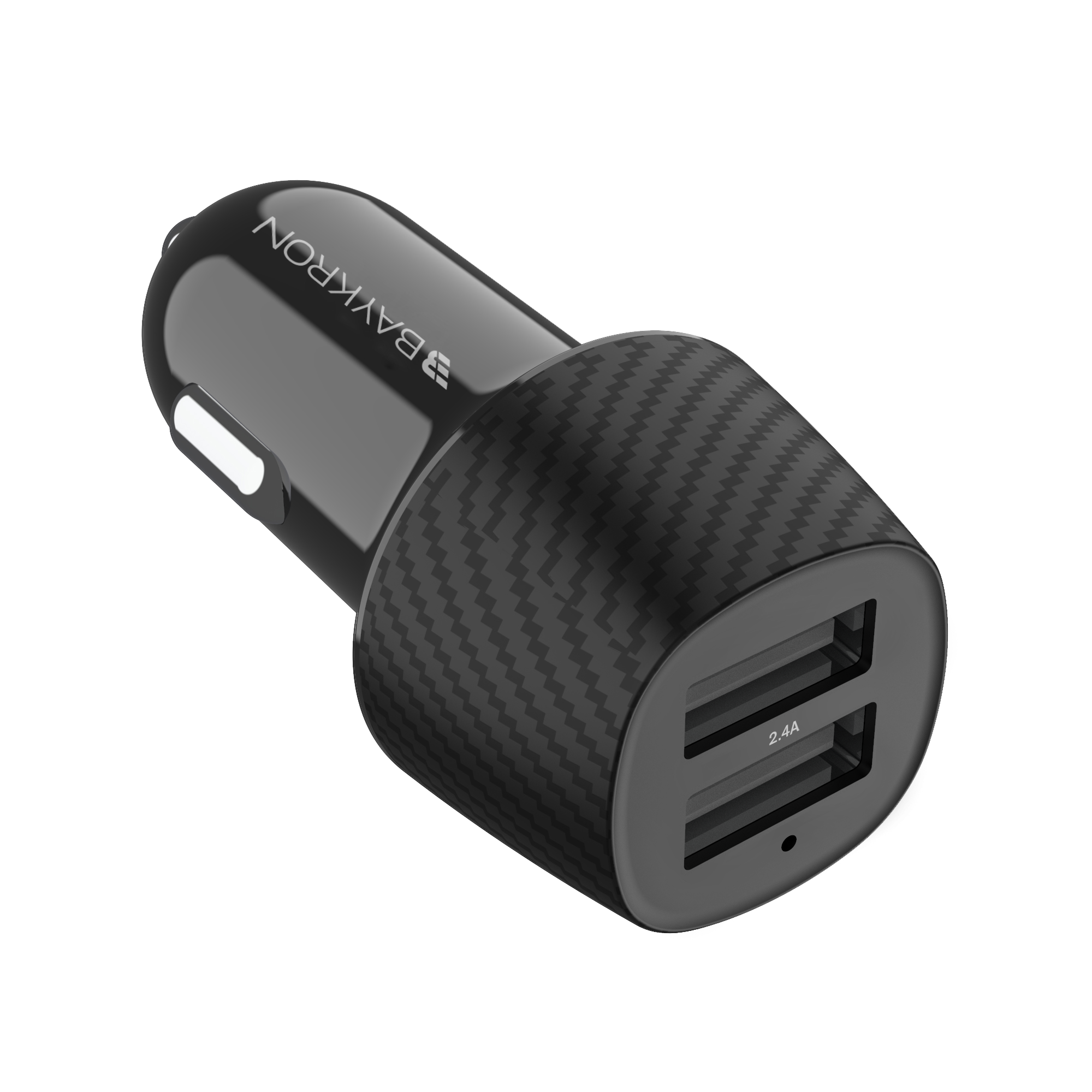 Baykron 2.4A Car Charger With Dual USB Ports