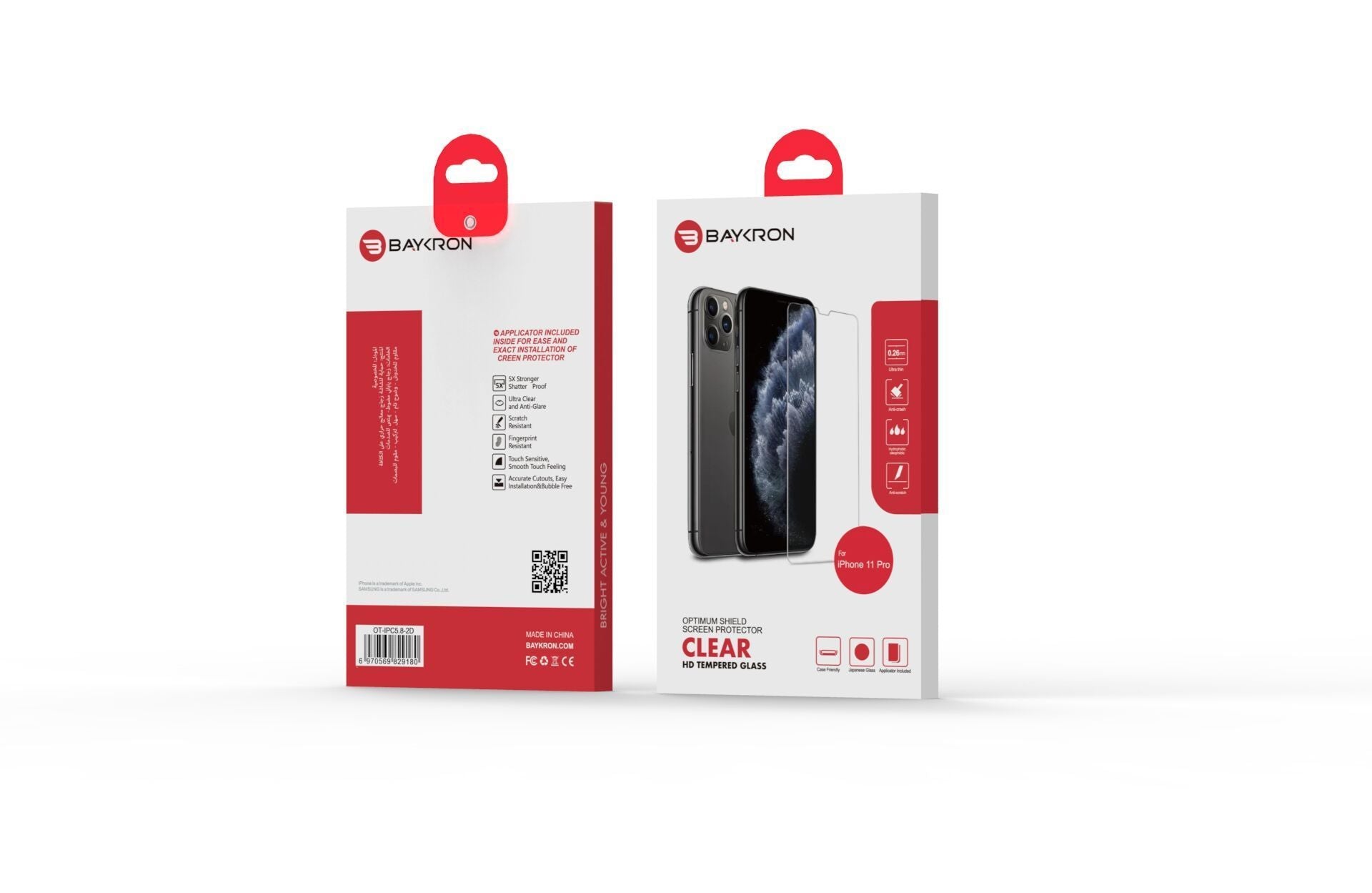 iPhone 11 Pro Ultra-Slim CLEAR HD Tempered Glass