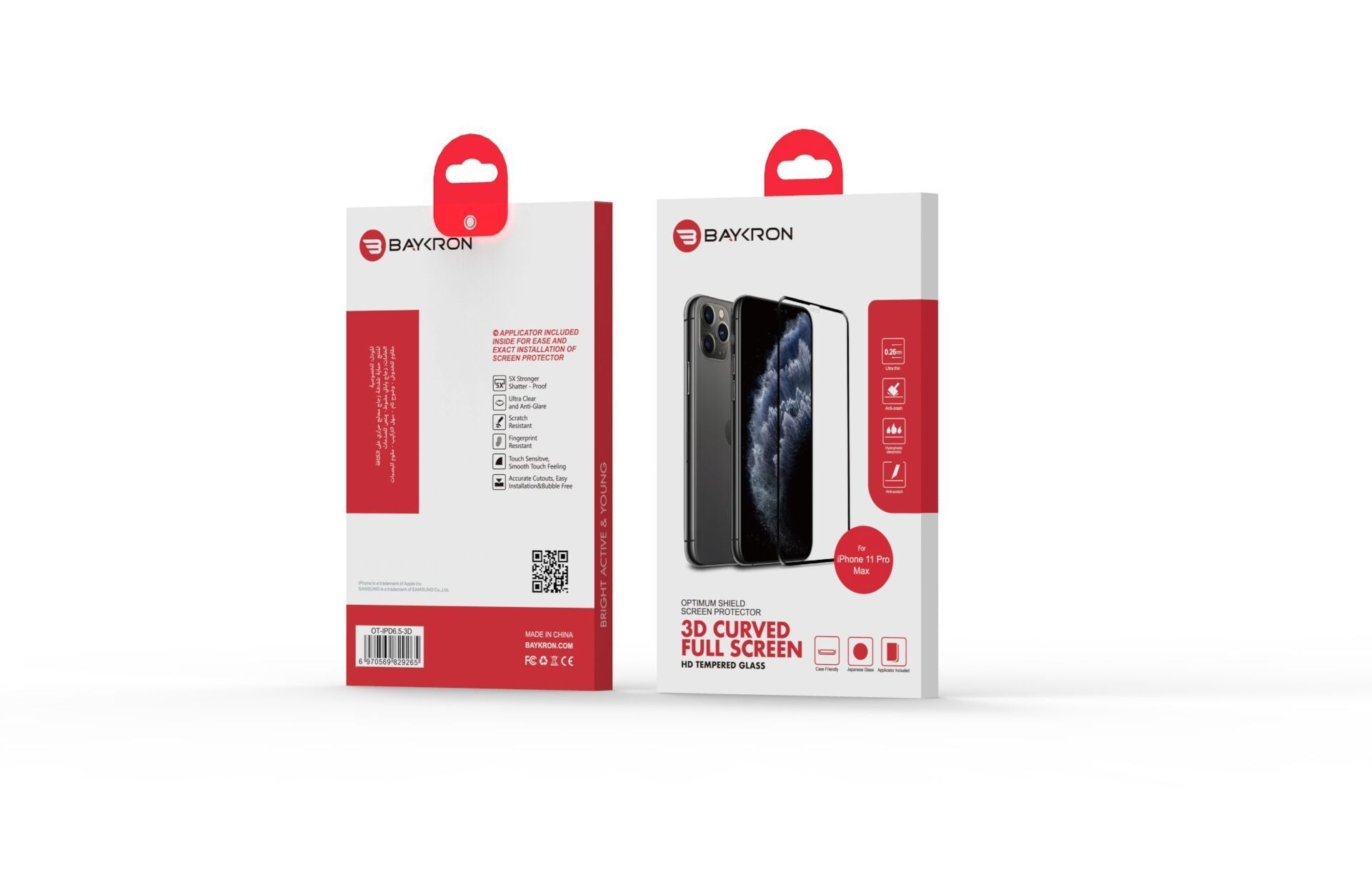 iPhone 11 Pro Max Ultra-Slim 3D Edge to Edge HD Tempered Glass
