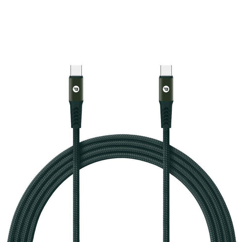 Type C to type C 3.0A Active charge and data sync cable 1.2M Midnight Green